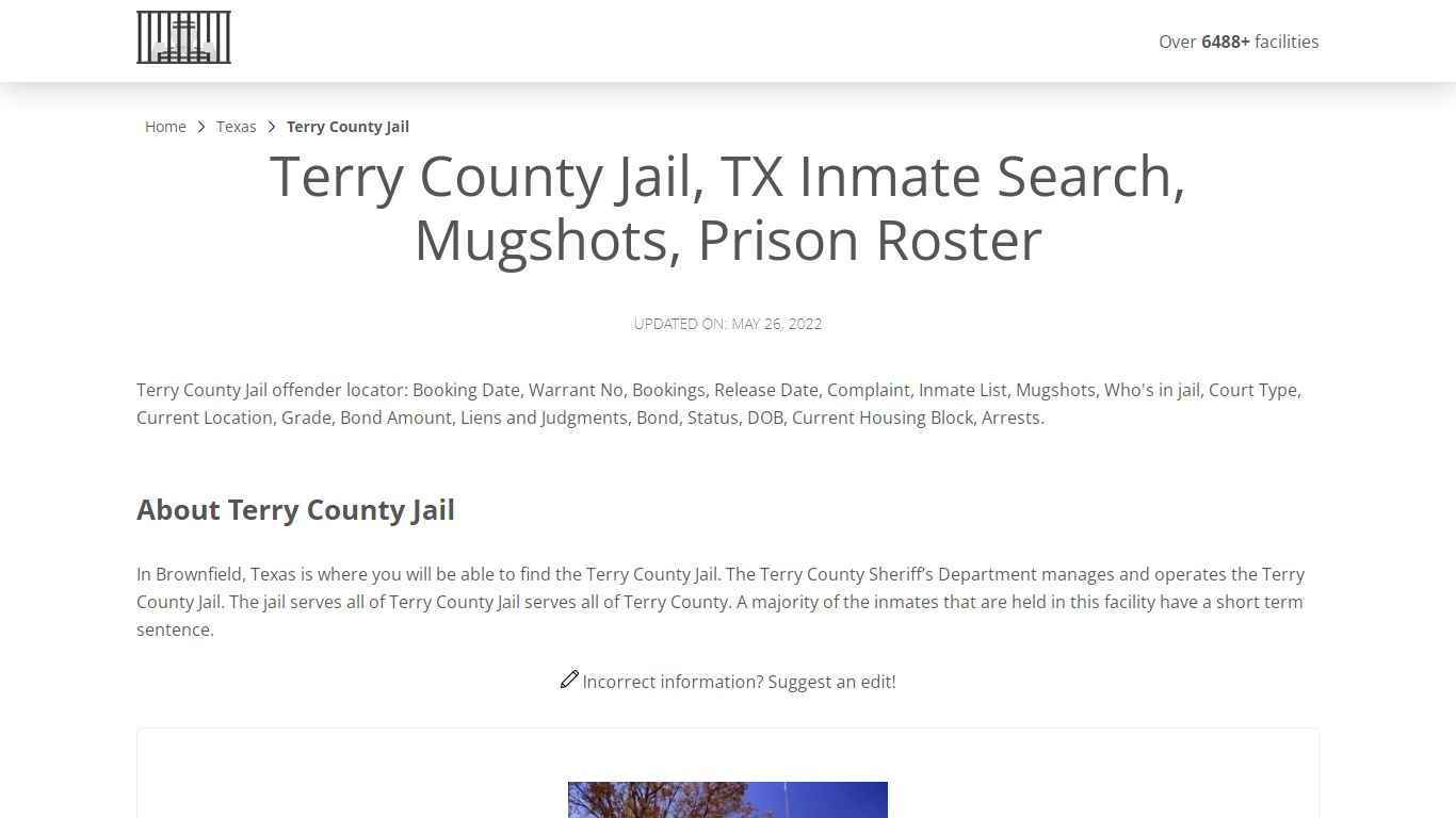 Terry County Jail, TX Inmate Search, Mugshots, Prison Roster